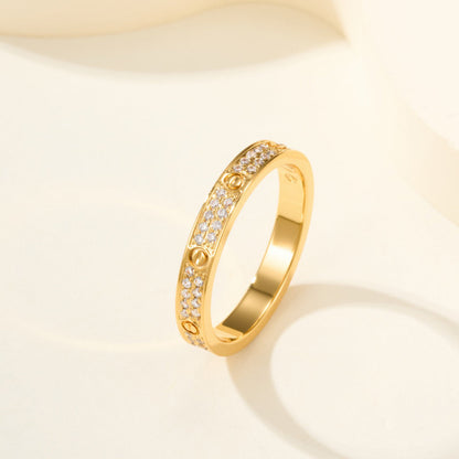 [LOXURA]LOVE RING 2.65MM DIAMOND