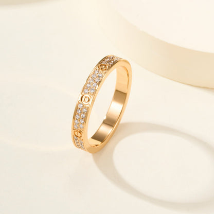 [LOXURA]LOVE RING 2.65MM DIAMOND
