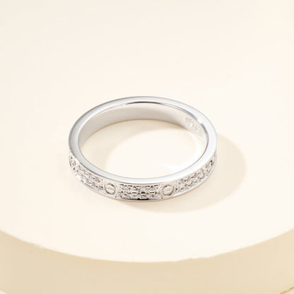 [LOXURA]LOVE RING 2.65MM DIAMOND