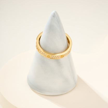 [LOXURA]LOVE RING 2.65MM DIAMOND
