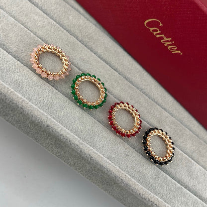 [LOXURA]CLASH 7.9MM AGATE CHALCEDONY RING