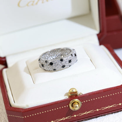 [LOXURA]PANTHERE SPOTTED FULL DIAMOND RING