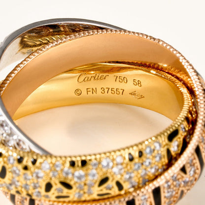 [LOXURA]TRINITY  RING LEOPARD PRINT