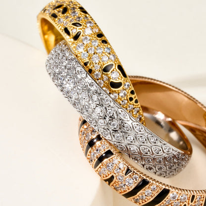[LOXURA]TRINITY  RING LEOPARD PRINT