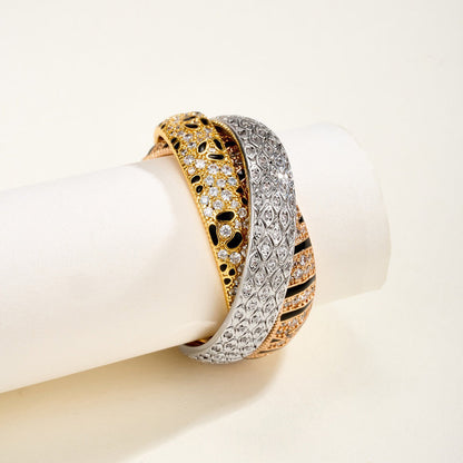 [LOXURA] TRINITY  RING LEOPARD PRINT