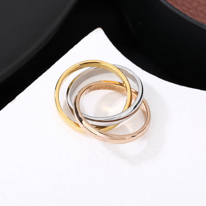 [LOXURA] TRINITY 3.2MM RING COLLECTION