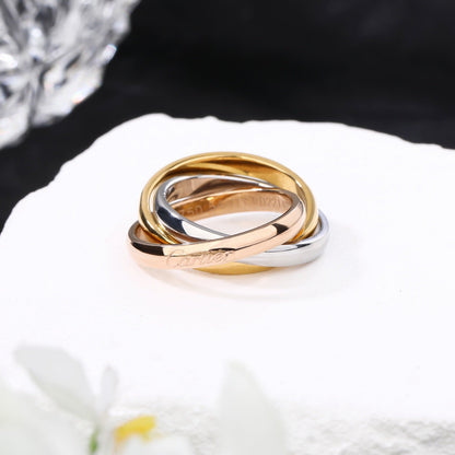 [LOXURA] TRINITY 3.2MM RING COLLECTION