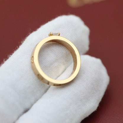 [LOXURA]LOVE RING 3.6MM 1 BIG DIAMOND