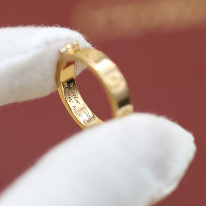 [LOXURA]LOVE RING 3.6MM 1 BIG DIAMOND