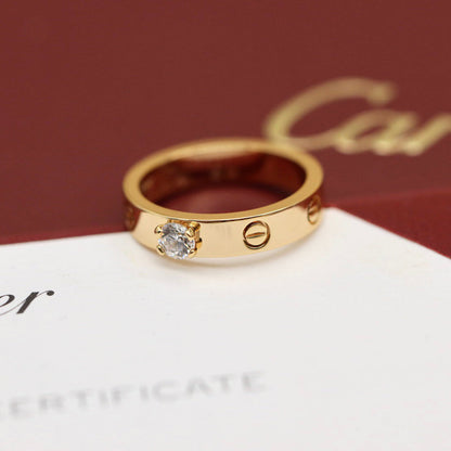 [LOXURA]LOVE RING 3.6MM 1 BIG DIAMOND