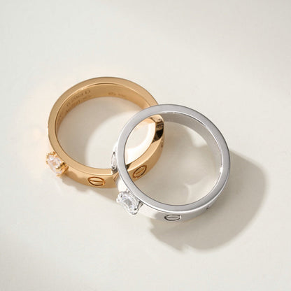 [LOXURA]LOVE RING 3.6MM 1 BIG DIAMOND