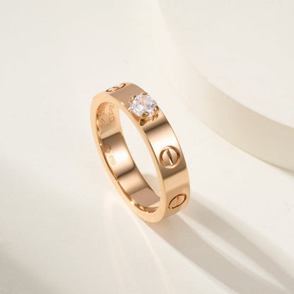 [LOXURA]LOVE RING 3.6MM 1 BIG DIAMOND