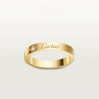 [LOXURA]LOVE RING 4MM 1 DIAMOND
