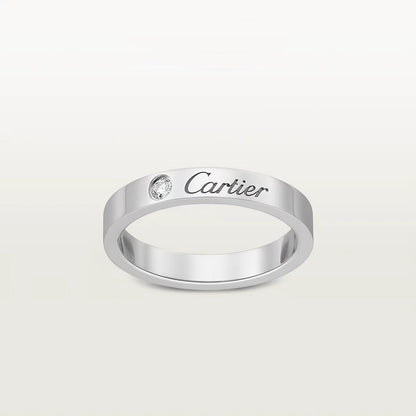 [LOXURA]LOVE RING 4MM 1 DIAMOND