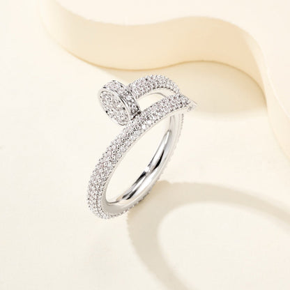 [LOXURA]JUSTE RING 2.6MM FULL DIAMOND