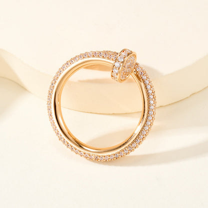 [LOXURA]JUSTE RING 2.6MM FULL DIAMOND