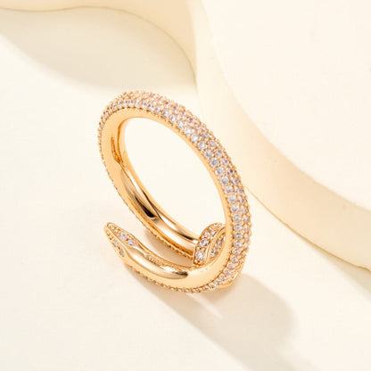 [LOXURA]JUSTE RING 2.6MM FULL DIAMOND