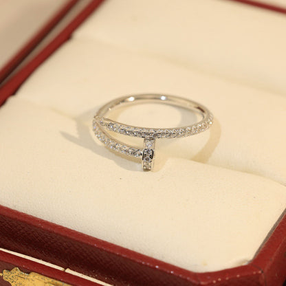 [LOXURA]JUSTE 1.8MM FULL DIAMOND RING