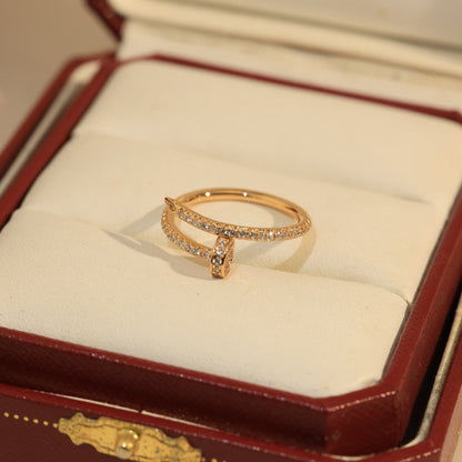 [LOXURA]JUSTE 1.8MM FULL DIAMOND RING