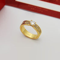 [LOXURA]LOVE RING 3.6MM 1 BIG DIAMOND FULL DIAMOND