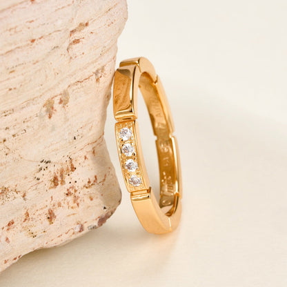 [LOXURA]MAILLON PANTHERE 4 DIAMOND RING