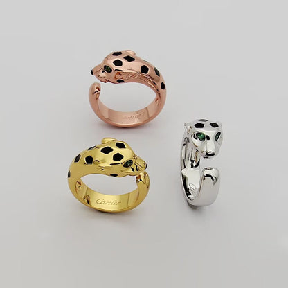 [LOXURA]PANTHERE SPOTTED MEDIUM RING