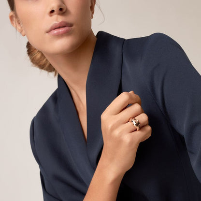 [LOXURA]PANTHERE SPOTTED MEDIUM RING