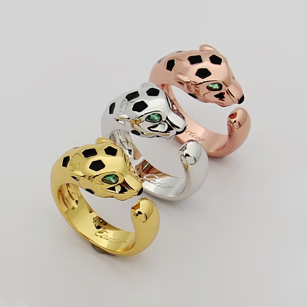 [LOXURA]PANTHERE SPOTTED MEDIUM RING