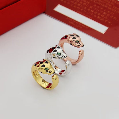 [LOXURA]PANTHERE SPOTTED MEDIUM RING