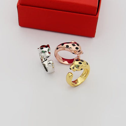[LOXURA]PANTHERE SPOTTED MEDIUM RING