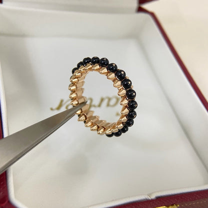 [LOXURA]CLASH 7.9MM AGATE CHALCEDONY RING