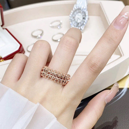 [LOXURA]CLASH 9.2MM DOUBLE ROW RING