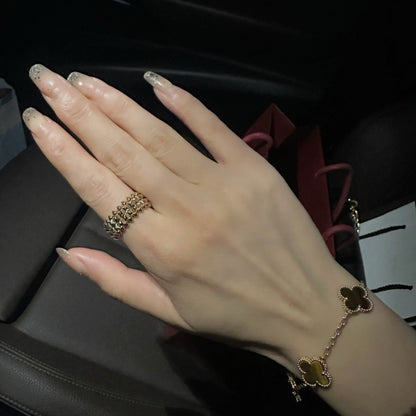 [LOXURA]CLASH 9.2MM DOUBLE ROW RING