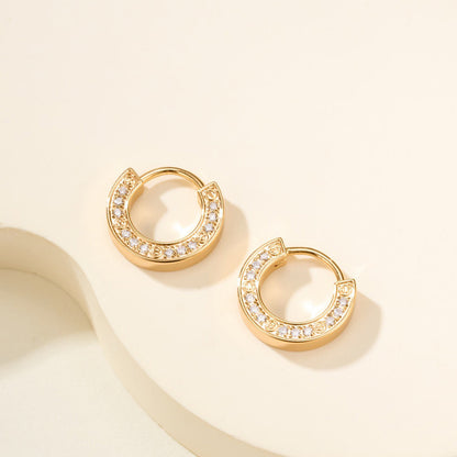 [LOXURA]LOVE DIAMOND EARRINGS