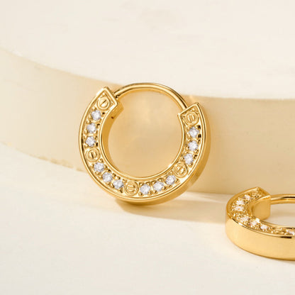 [LOXURA]LOVE DIAMOND EARRINGS