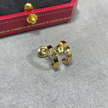 [LOXURA]LOVE EARRINGS 2.65 MM NO DIAMOND SMALL