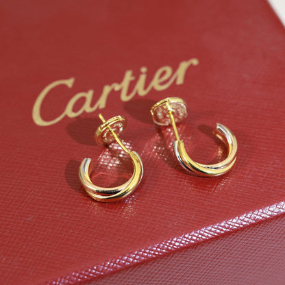 [LOXURA]TRINITY ON DIAMOND MINI EARRINGS