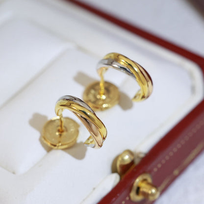 [LOXURA]TRINITY ON DIAMOND MINI EARRINGS
