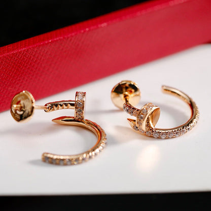 [LOXURA]JUSTE FULL DIAMOND SMALL EARRINGS