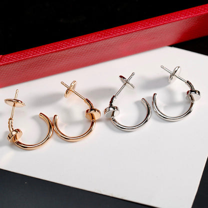 [LOXURA]JUSTE NO DIAMOND SMALL EARRINGS