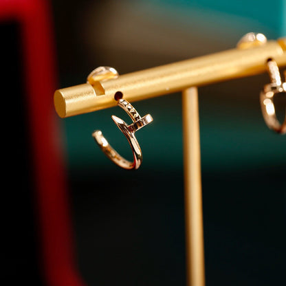 [LOXURA]JUSTE NO DIAMOND SMALL EARRINGS