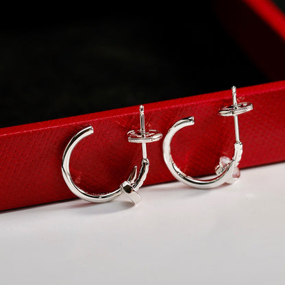 [LOXURA]JUSTE NO DIAMOND SMALL EARRINGS