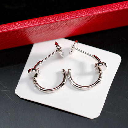 [LOXURA]JUSTE NO DIAMOND SMALL EARRINGS