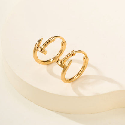 [LOXURA]JUSTE NO DIAMOND MINI EARRINGS