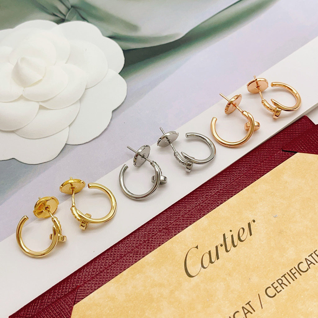 [LOXURA]JUSTE NO DIAMOND MINI EARRINGS