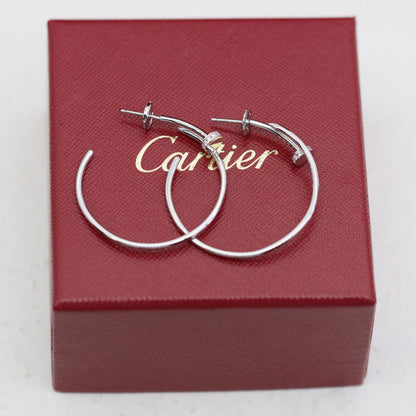 [LOXURA]JUSTE HALF DIAMOND LARGE EARRINGS