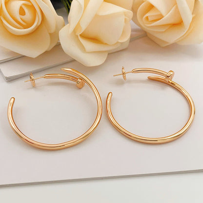 [LOXURA]JUSTE NO DIAMOND LARGE EARRINGS