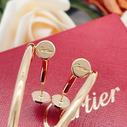 [LOXURA]JUSTE NO DIAMOND LARGE EARRINGS