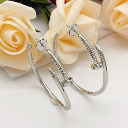 [LOXURA]JUSTE NO DIAMOND LARGE EARRINGS