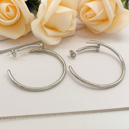 [LOXURA]JUSTE NO DIAMOND LARGE EARRINGS
